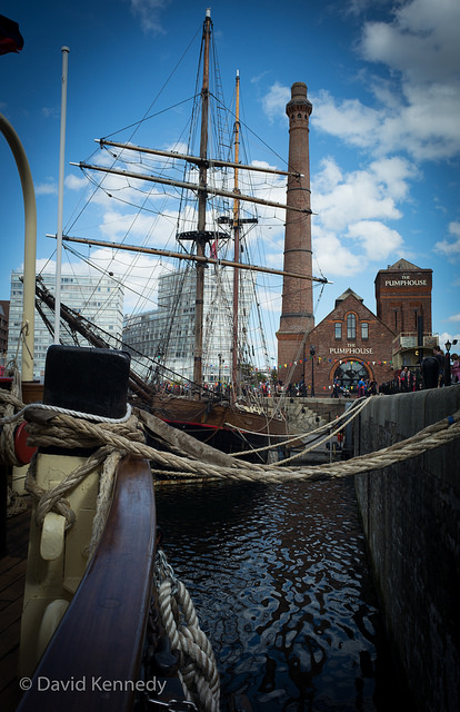 Our view of the Pump House Albert Dock